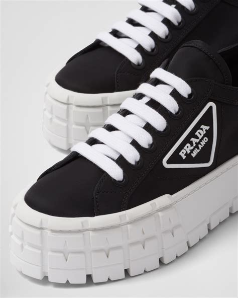 prada nylon gabardine logo sneakers|nylon gabardine sneakers Prada.